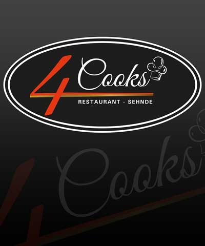 Werbeagentur Sehnde Restaurant 4Cooks Sehnde Logogestaltung
